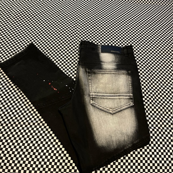Brand new Arketype paint splatter jeans 38/32 - Picture 7 of 7